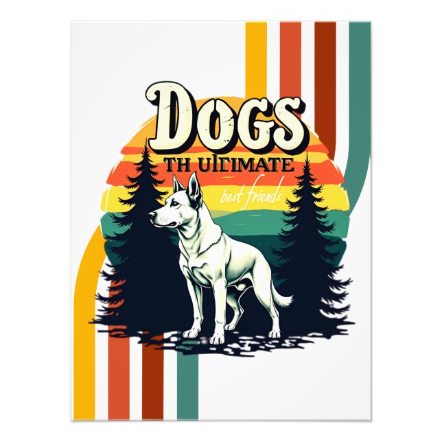 Foto cães o melhor amigo (Frente)