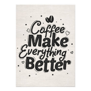 Foto Café Com Sobrecarga Torna Tudo Melhor