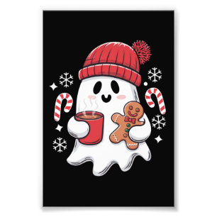 Foto Café Gelado de Natal Fofo Fantasma Café de Natal R