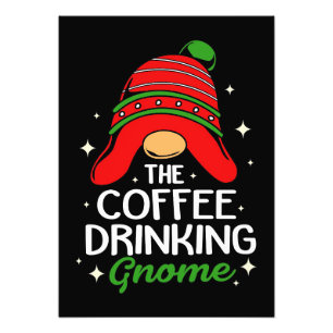 Foto Café Sobre O Gnomo Do Bebendo De Café