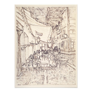 Foto Cafe Terrace à Noite, Belas Artes, Van Gogh