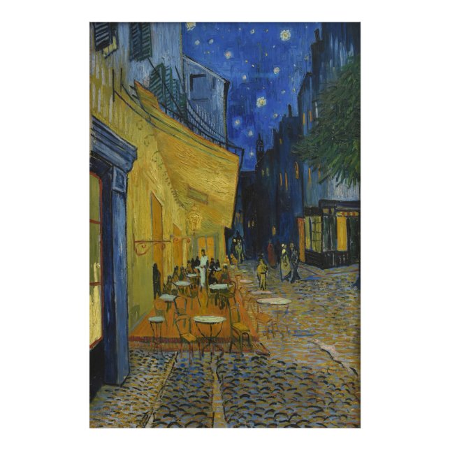 Foto Café Terrace à noite por Vincent van Gogh (Frente)