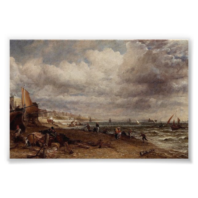 Foto Cais da Cadeia em Brighton por John Constable (Frente)