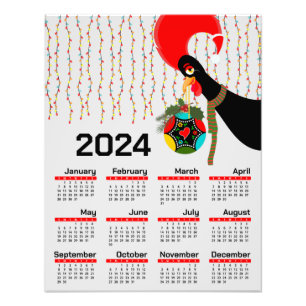 Foto Calendário do Natal 2024 do Galo Português
