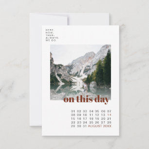 Foto & Calendário   Salve a Data com Tipografia Si