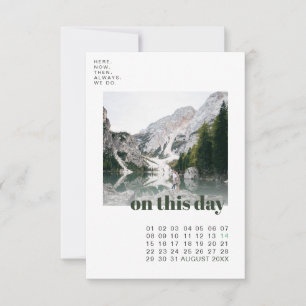 Foto & Calendário   Salve a Data com Tipografia Si
