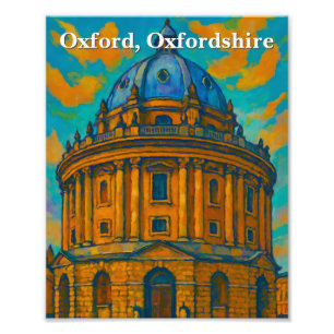 Foto Câmera Radcliffe na pintura de Oxford Gouache