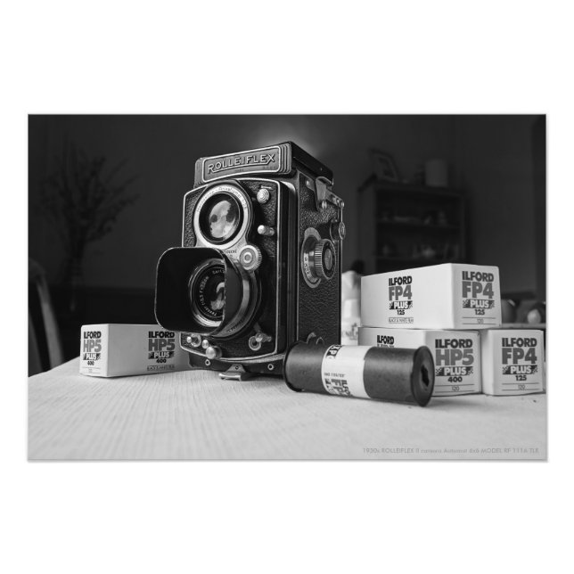 Foto Câmera ROLLEIFLEX II 1930s Automat 6x6 MODELO RF 1 (Frente)