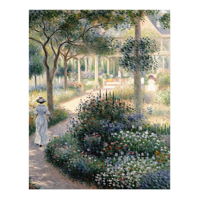 Foto Camille Monet no Jardim da Argentina (Frente)