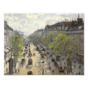 Foto Camille Pissarro - Boulevard Montmartre, Primavera