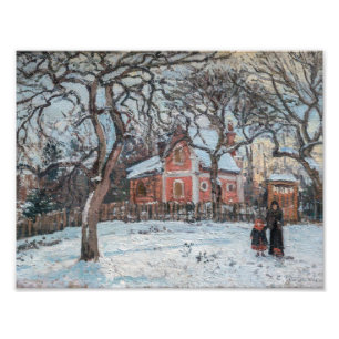 Foto Camille Pissarro - Castanheiros em Louvecienne