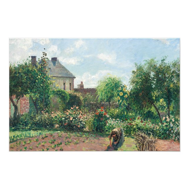 Foto Camille Pissarro O Jardim do Artista em Eragny (Frente)