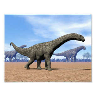 Foto Caminhada dos dinossauros do Argentinosaurus - 3D