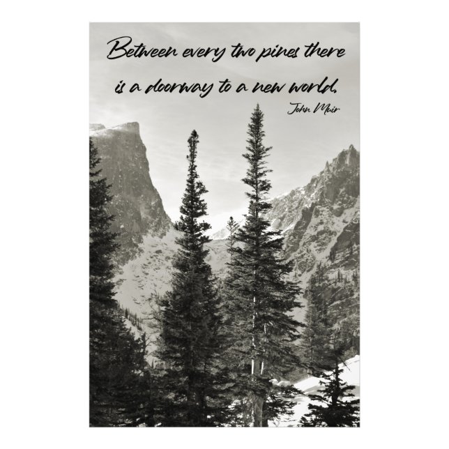 Foto Caminho para um Novo Mundo nas Montanhas (Frente)