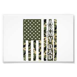 Foto Camisa Camuflada Pai do Exército Bandeira American