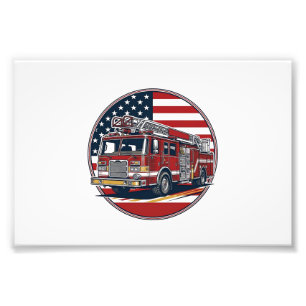 Foto Camisa Vector Círculo Bandeira Americana Caminhão