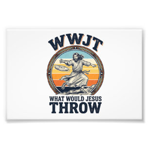 Foto Camiseta de Disco Vintage WWJT O Que Jesus Lançari