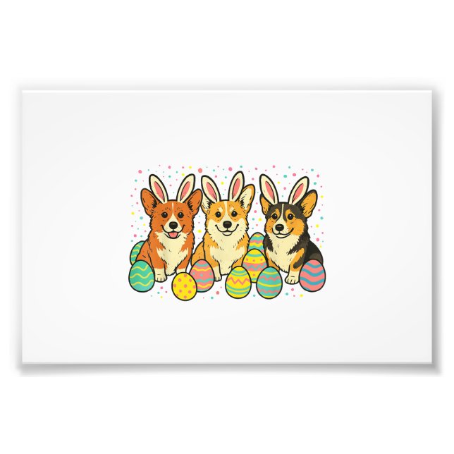 Foto Camiseta de Páscoa Corgi_1 (Frente)