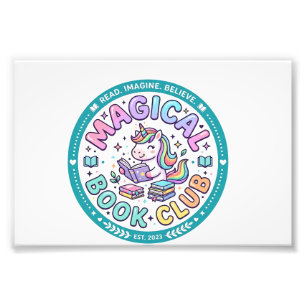 Foto Camiseta Divertida Clube do Livro Mágico Unicórnio