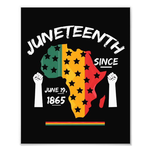 Foto Camiseta Juneteenth Desde 19 de Junho de 1865 - Gr (Frente)