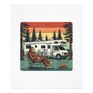 Foto Camping Vintage Motorhome RV Aventura Pé Grande