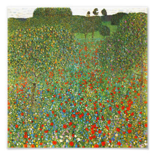 Foto Campo de Papoulas de Gustav Klimt