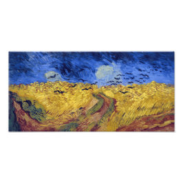 Foto Campo de rodas com corvos | Van Gogh |