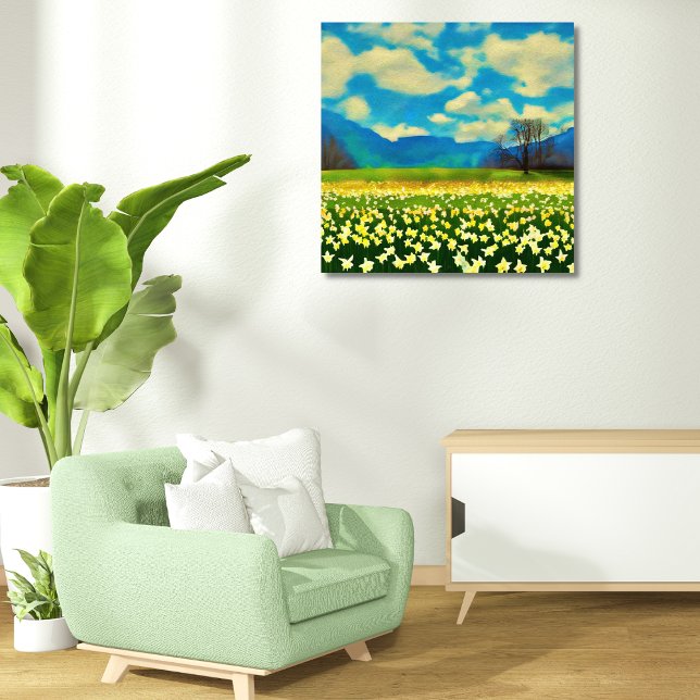 Foto Campos de narcisos - pintura (Criador carregado)