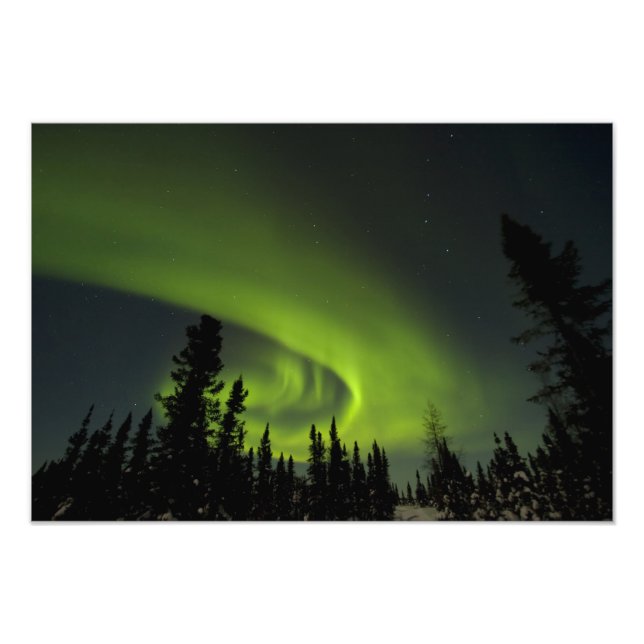 Foto Canadá, Manitoba. Vista da aurora boreal e (Frente)