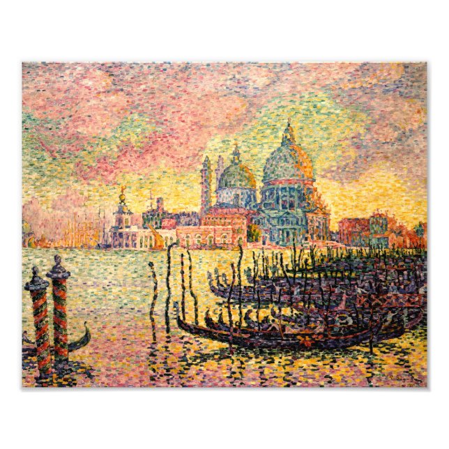 Foto Canal de Entrada, Veneza | Paul Signac | (Frente)