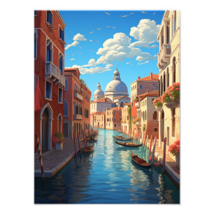 Foto Canal de Veneza Romântico Gondola #4