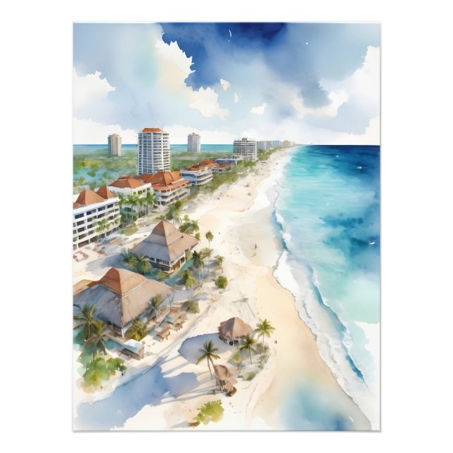 Foto Cancelar arte de aquarela (Frente)
