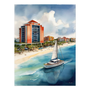 Foto Cancelar arte de aquarela