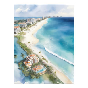 Foto Cancelar arte de aquarela