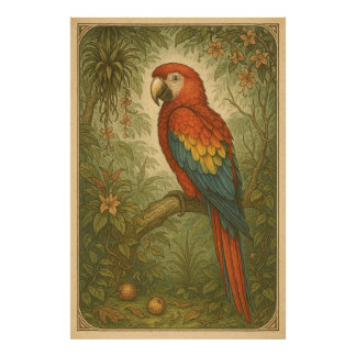 Foto Canopy Sentinel - A Macaw Escarlate