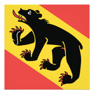 Foto Canton of Bern flag Switzerland symbol