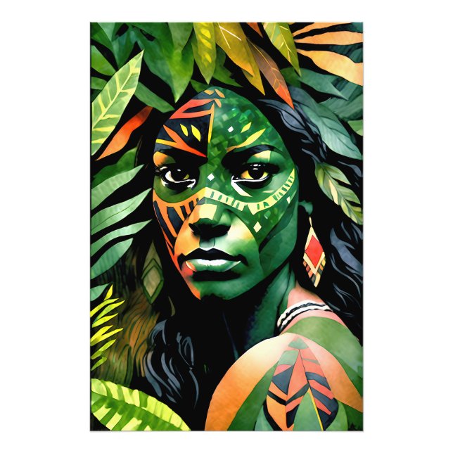 Foto canvas Da Selva De Arayúna - Mulheres Na Amazônia (Frente)
