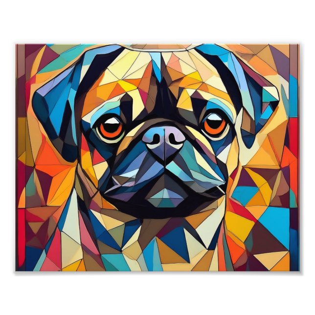 Foto Cão de Cubismo AI (Frente)