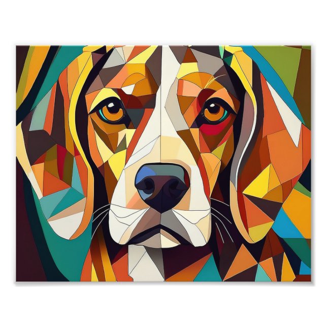 Foto Cão de Cubismo AI (Frente)