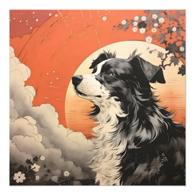 Foto Cão Ukiyo-e (Frente)