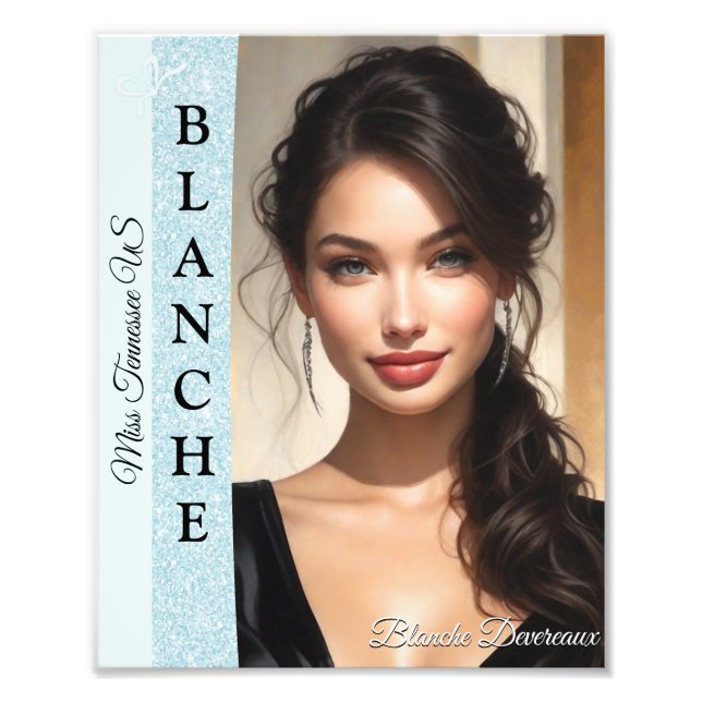 Foto Captura de Cabeçalho da Modelagem do Pageant Aqua  (Frente)