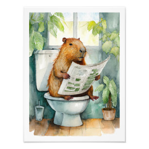 Foto Capybara Toilet
