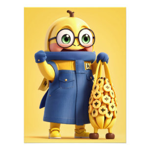 Foto Caráter engraçado da banana