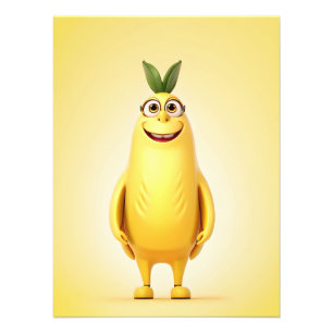 Foto Caráter engraçado da banana