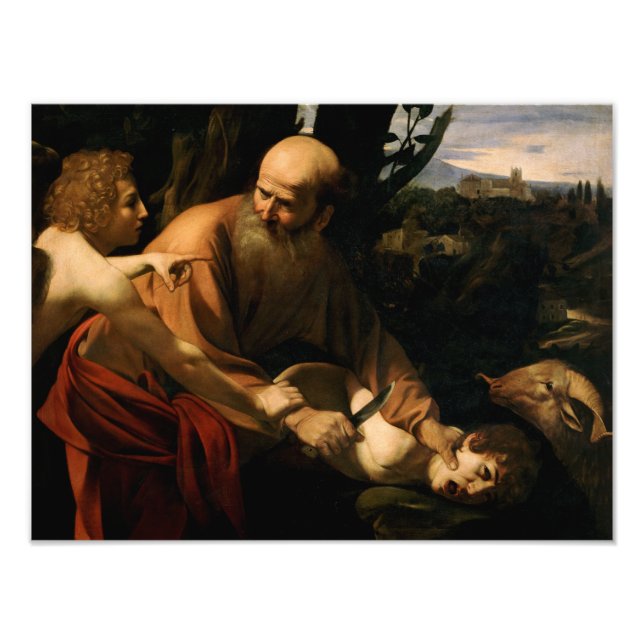 Foto Caravaggio - Sacrifício de Isaac (Frente)
