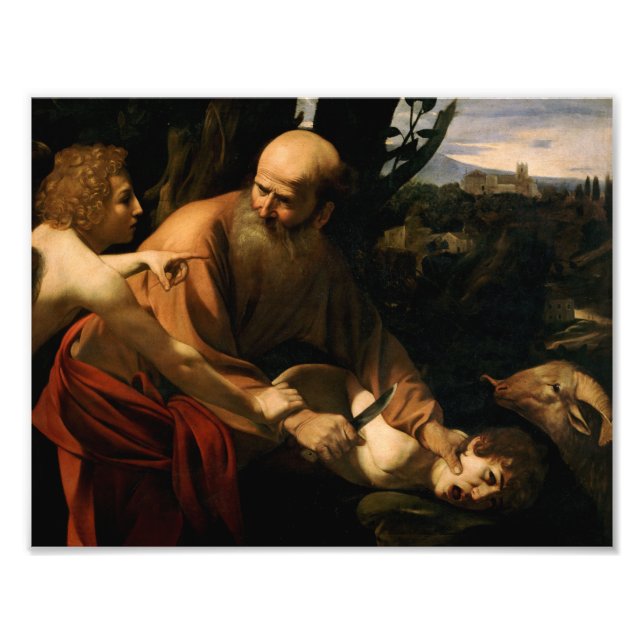 Foto Caravaggio - Sacrifício de Isaac (Frente)
