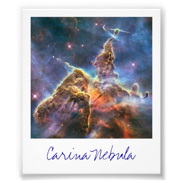 Foto Carina Nebula Retro Style Photo Frame (Frente)