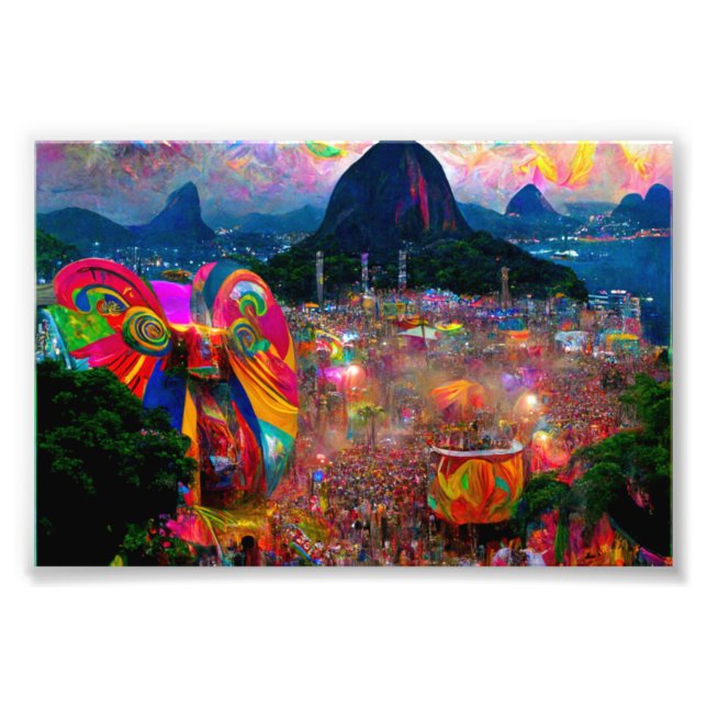 Foto Carnaval, Rio de Janeiro, Poster (Frente)