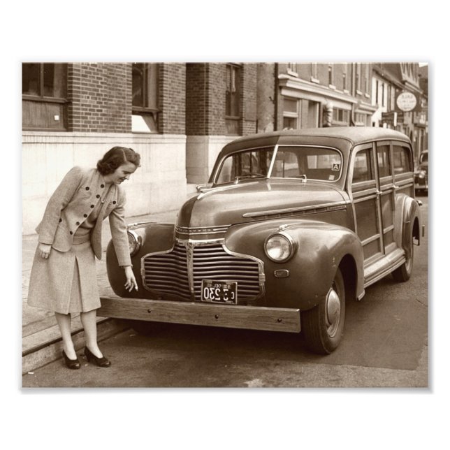 Foto Carro com Pára-choque de madeira WII (Frente)