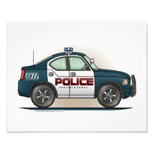 Foto Carro da bobina do carro do interceptor da políci